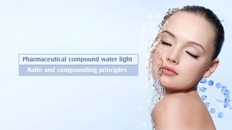 Pharmaceutical compound water light Ratio and compounding principles